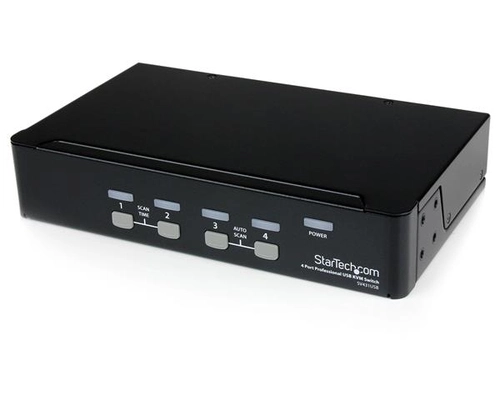 StarTech.com SV431USB Tastatur/Video/Maus (KVM) Switch Rack-Einbau Schwarz