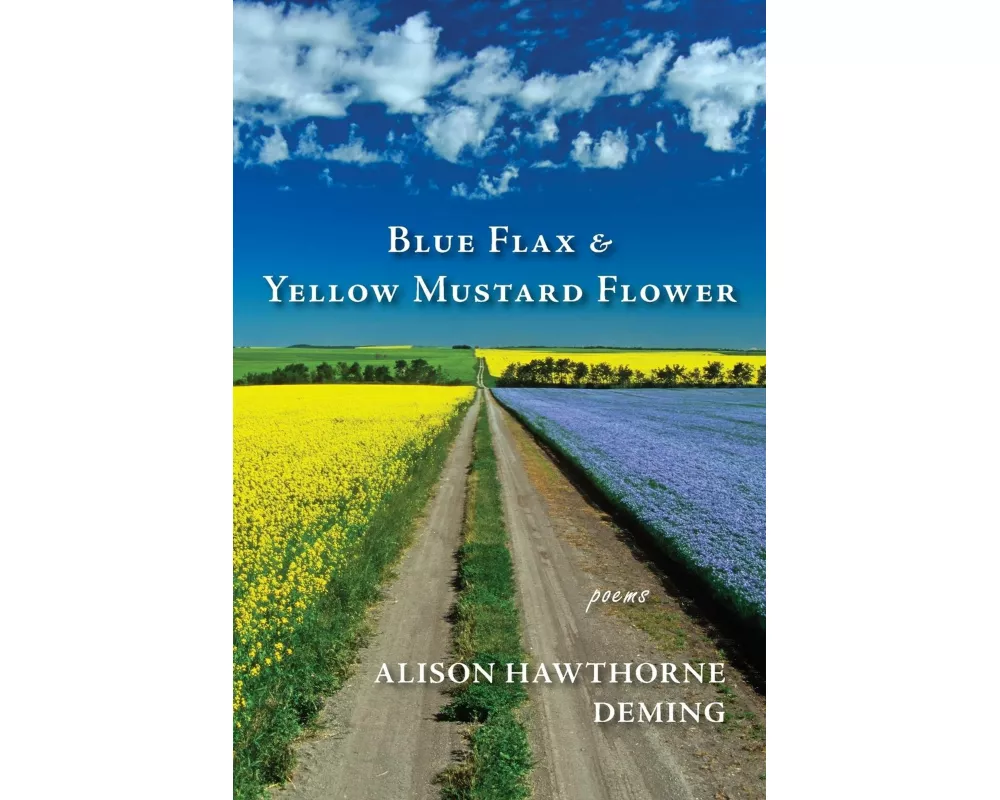 Blue Flax & Yellow Mustard Flower