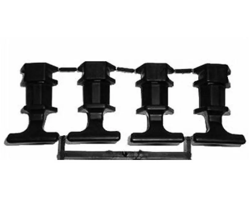 STOECKLER Klammer 4 Stück, schwarz