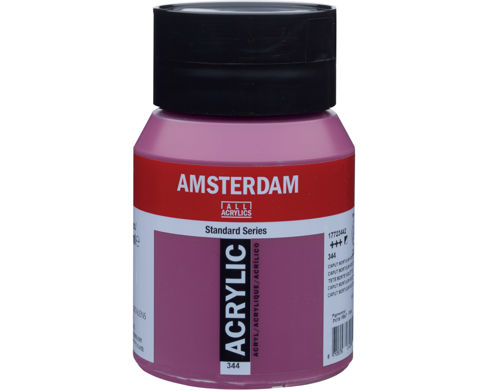 AMSTERDAM Acrylfarbe 500ml 17723442 caput mittel viollet 344
