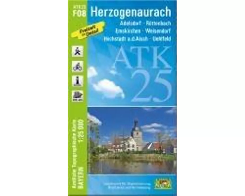 ATK25-F08 Herzogenaurach (Amtliche Topographische Karte 1:25000)