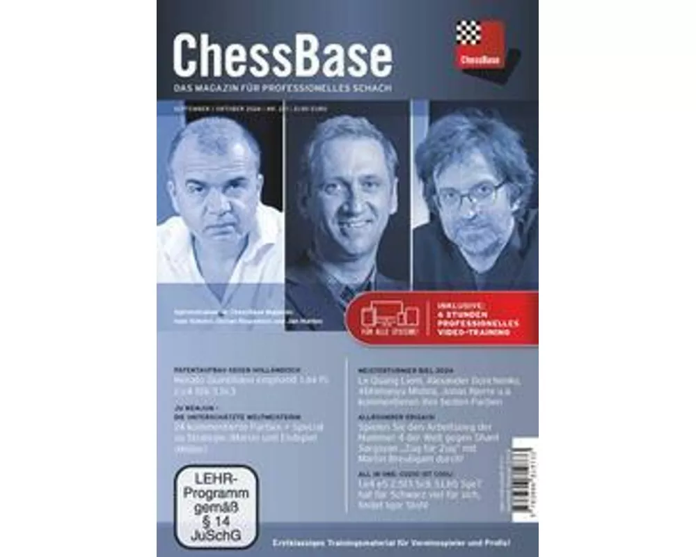 ChessBase Magazin #221 (September/Oktober 2024)