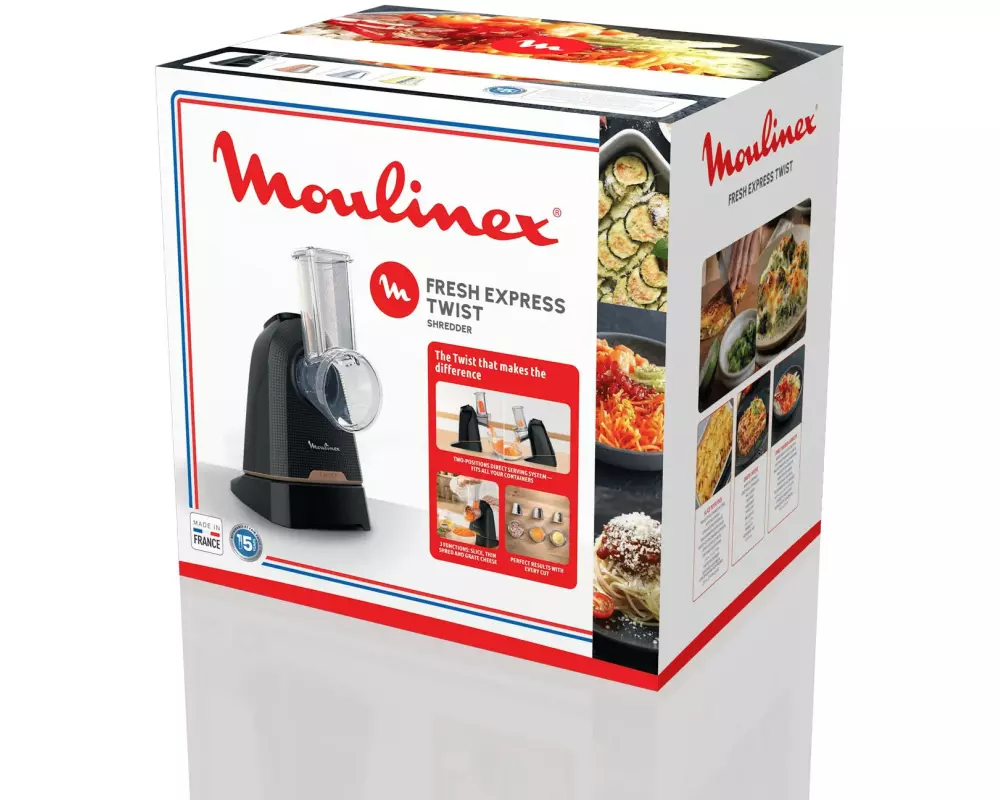Moulinex Zerkleinerer Fresh Express Twist Schwarz