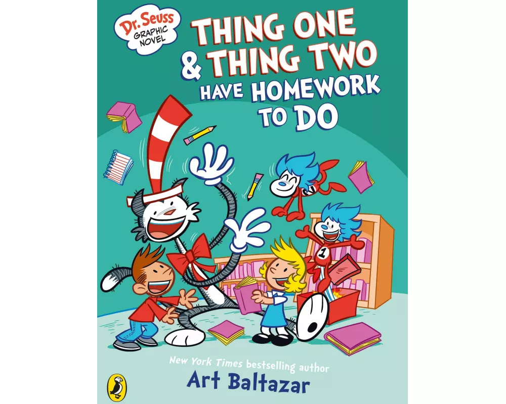 Dr Seuss Graphic Novel: Thing One and Thing Two Have Homework to Do