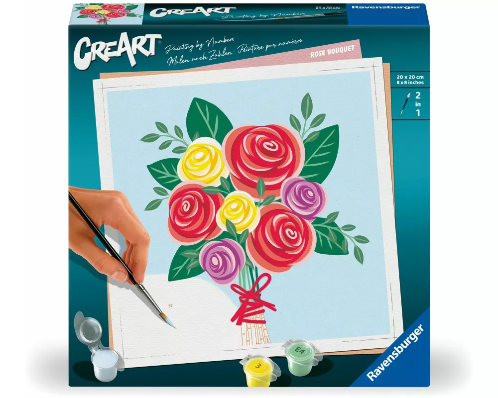 CreArt Adults Trend - Rosenstrauß
