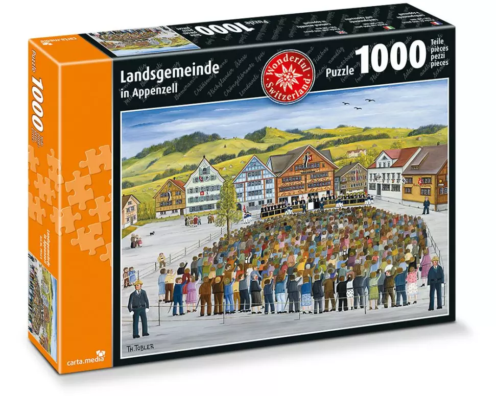 Carta.Media Puzzle Landsgemeinde Appenzell 1000 Teile