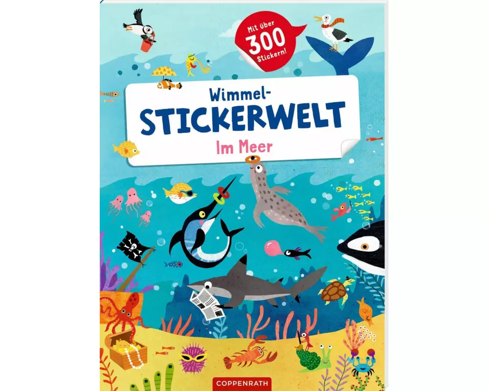 Wimmel-Stickerwelt – Im Meer