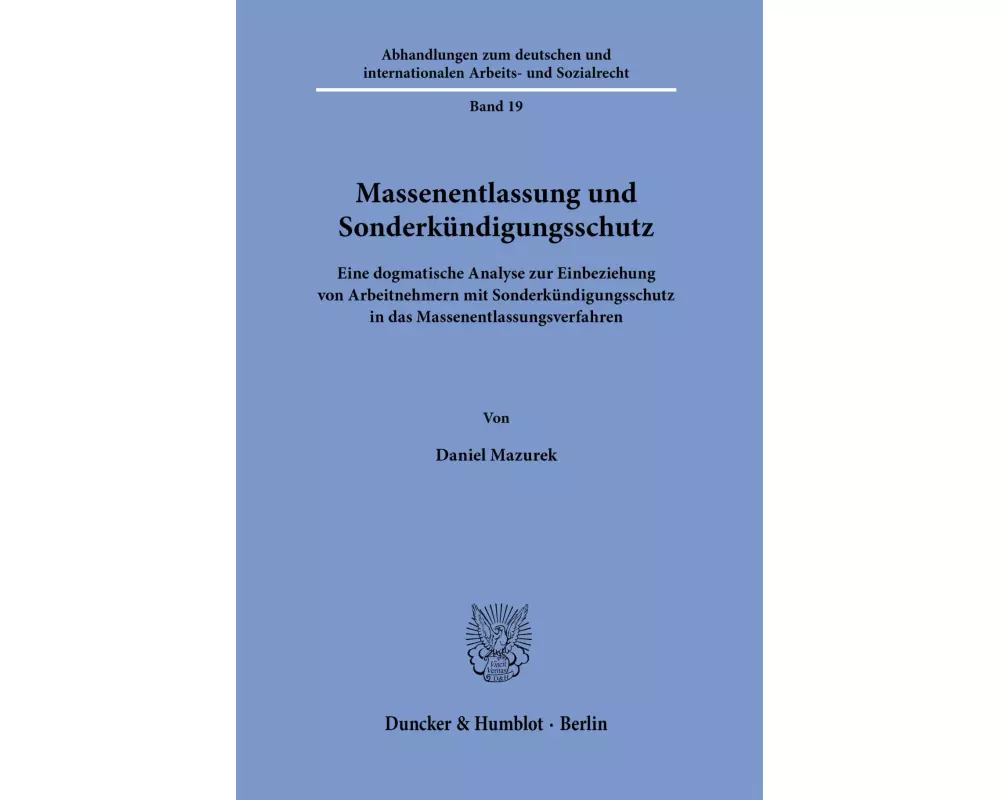 Massenentlassung und Sonderkündigungsschutz