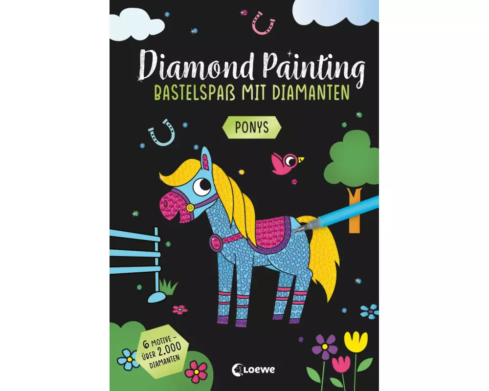 Diamond Painting - Bastelspaß mit Diamanten - Ponys
