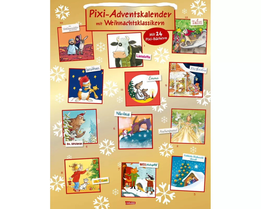 Pixi Adventskalender GOLD 2024