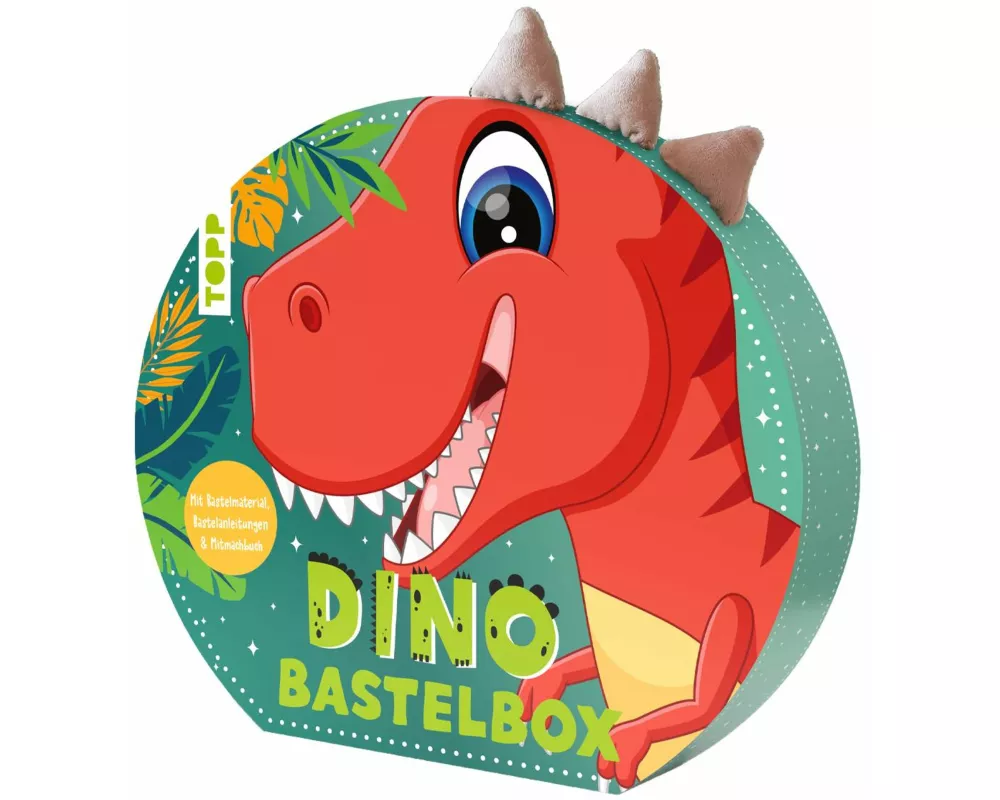 Dino-Bastelbox. Mit Anleitungen, Bastelmaterial und Mitmachbuch