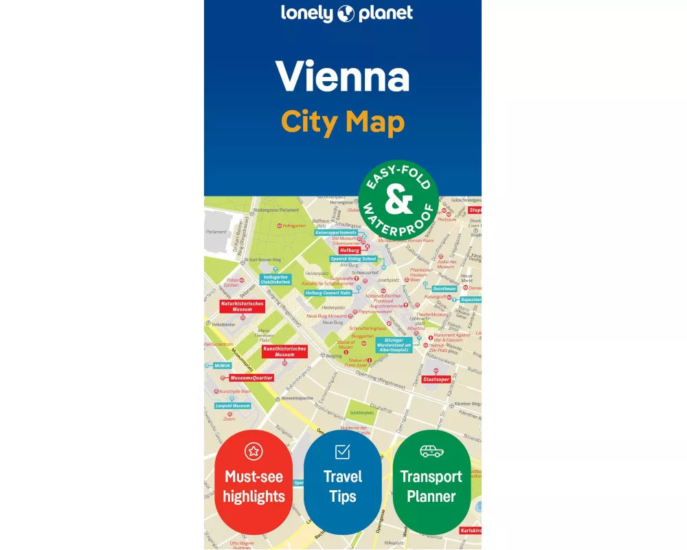Lonely Planet Vienna City Map