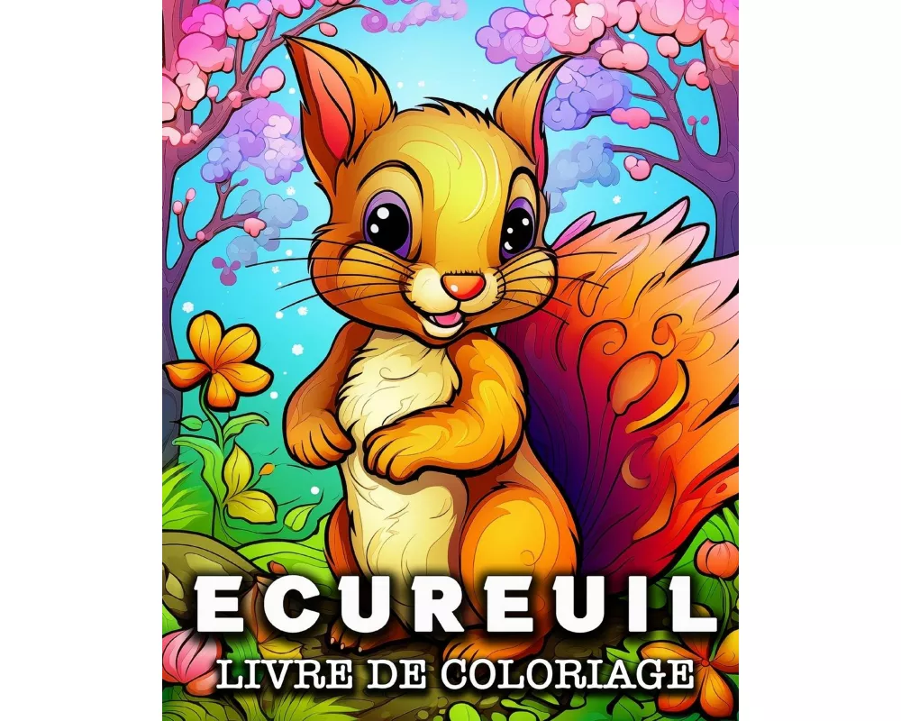 Ecureuil Livre de Coloriage