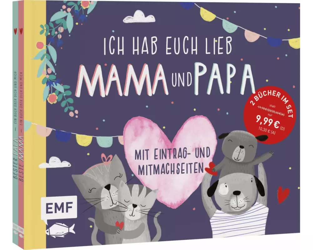 Ich hab euch lieb, Mama und Papa! | Das perfekte Geschenk für perfekte Eltern