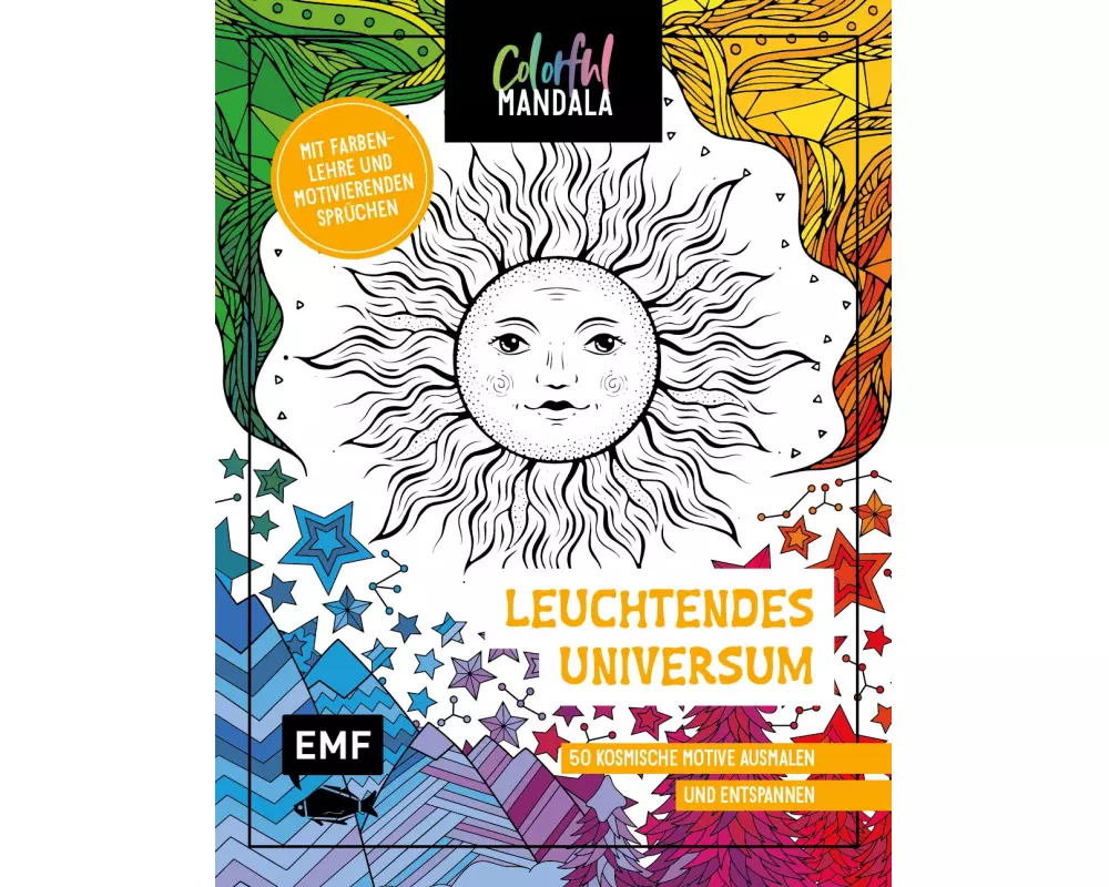 Colorful Mandala – Leuchtendes Universum