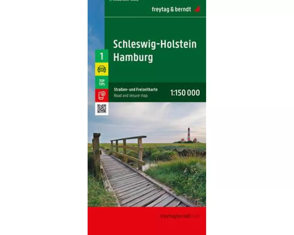 Schleswig-Holstein - Hamburg, Straßen- und Freizeitkarte 1:150.000, freytag & berndt