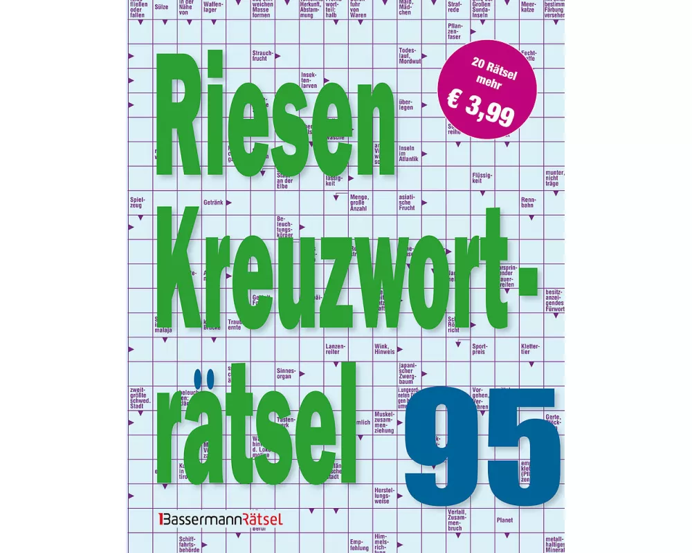 Riesen-Kreuzworträtsel 95 (5 Exemplare à 3,99 €)