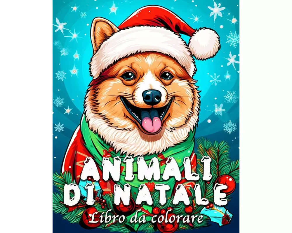 Animali di Natale Libro da Colorare
