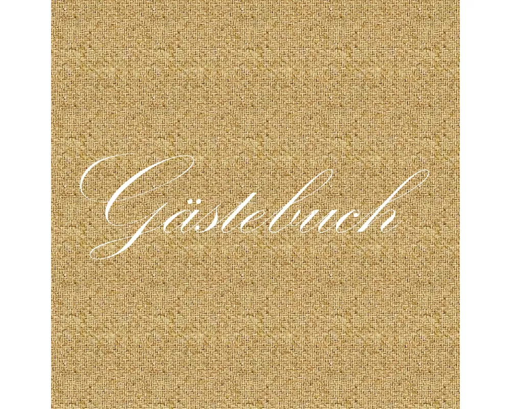 Gästebuch - Leinen-Optik