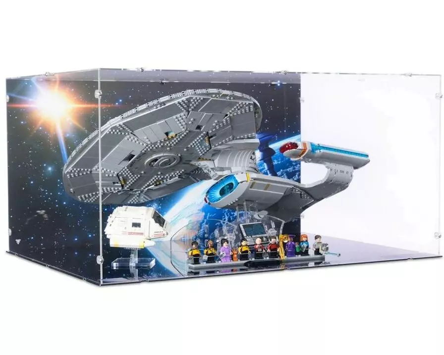 iDisplayit Acryl-Display LEGO 10356 Star Trek U.S.S. inkl. 2 Ständer