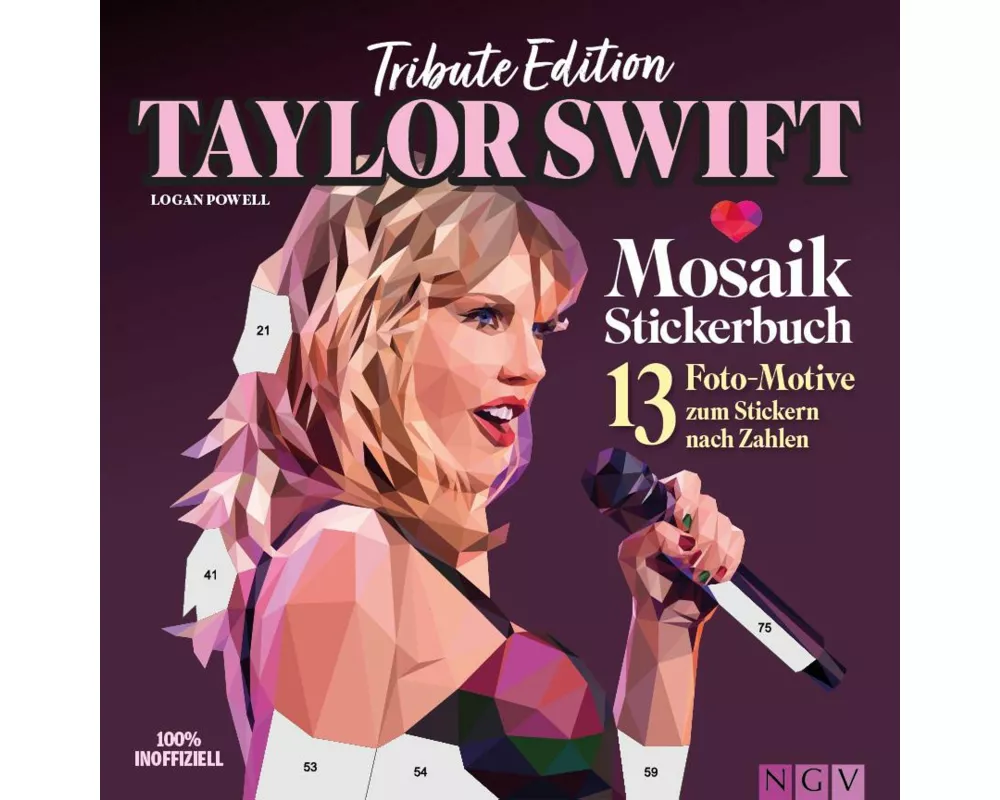 Taylor Swift Mosaik-Stickerbuch I Tribute Edition
