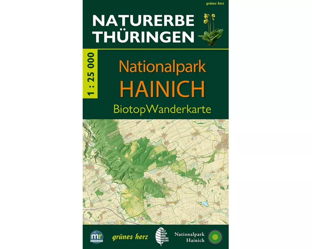 Wanderkarte Nationalpark Hainich