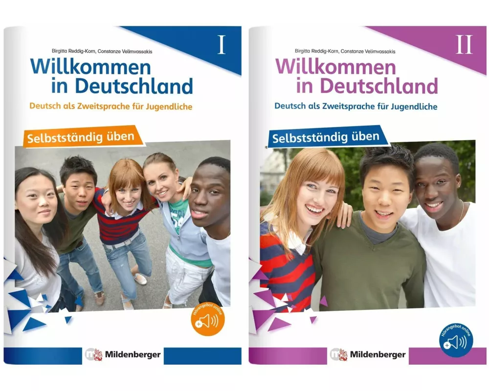 Willkommen in Deutschland - Deutsch als Zweitsprache für Jugendliche - Selbstständig üben I + II