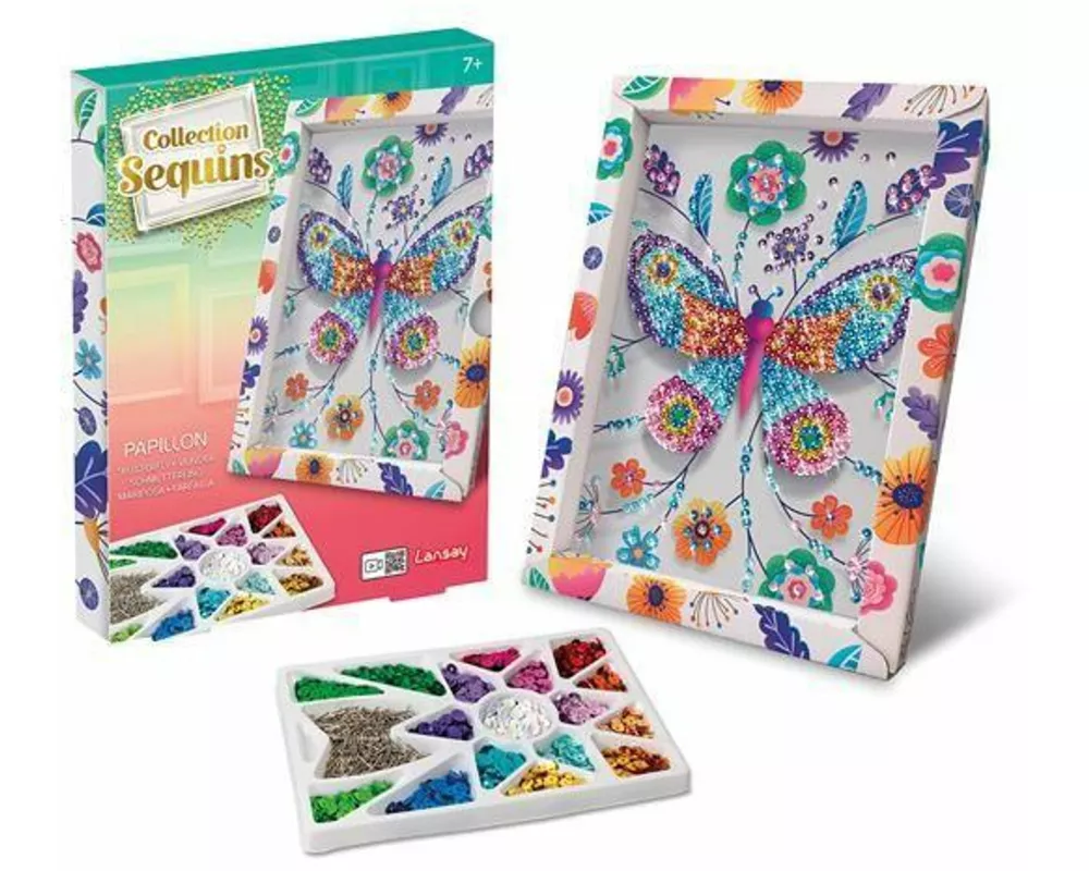 Lansay - Paillettenkunst Schmetterling