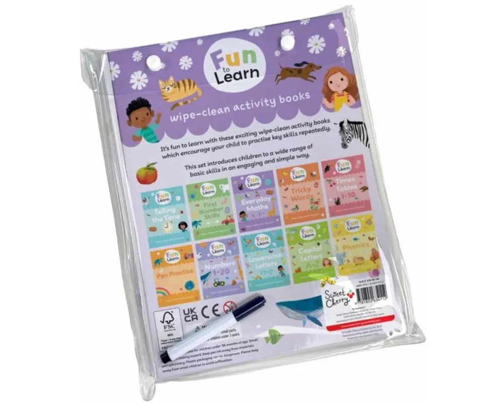 Fun to Learn Wipe Clean Set