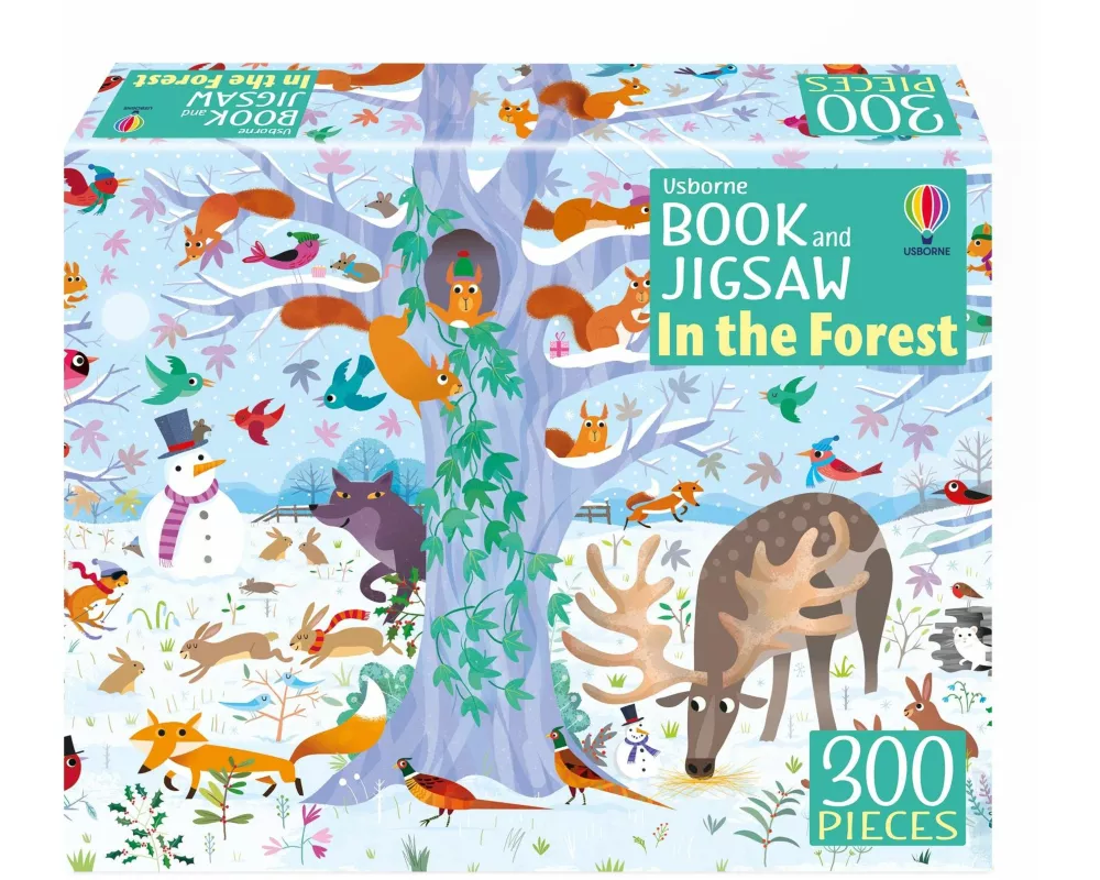 Usborne Book and Jigsaw In the Forest