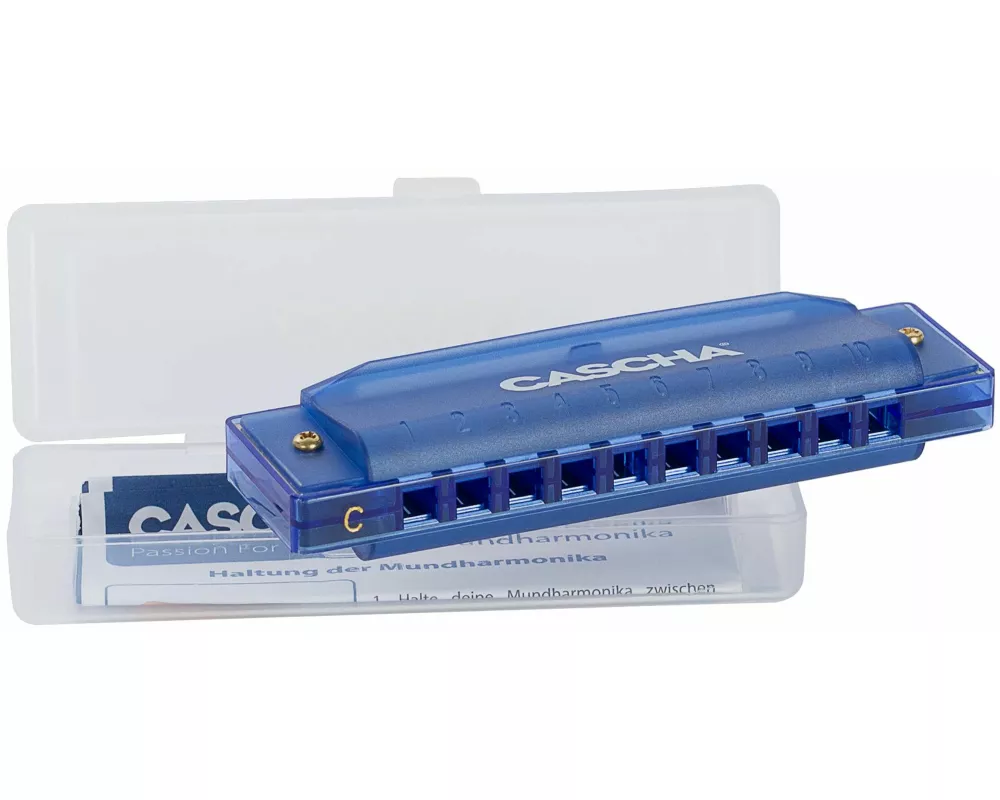 Fun Blues Mundharmonika Blue (incl. hard case and flyer)