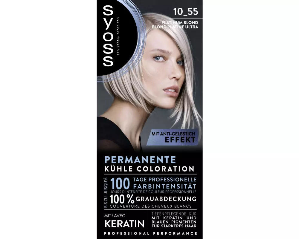 Syoss Haarcoloration Aufhellung 10-55 Platinum Blond