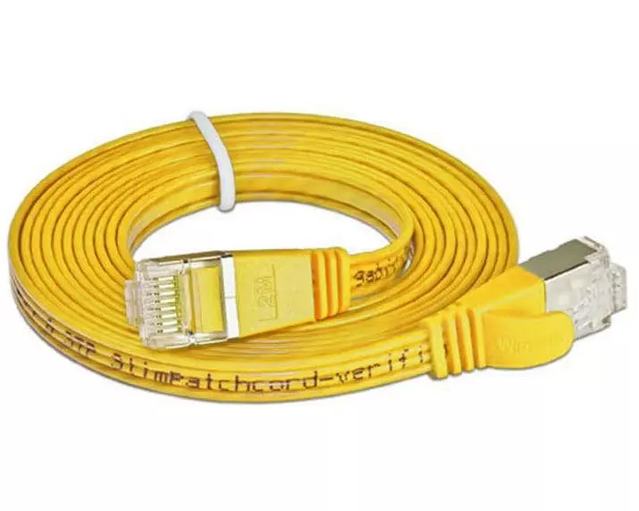 SLIM Slimpatchkabel RJ-45 - RJ-45, Cat 6, STP, 3 m, Gelb