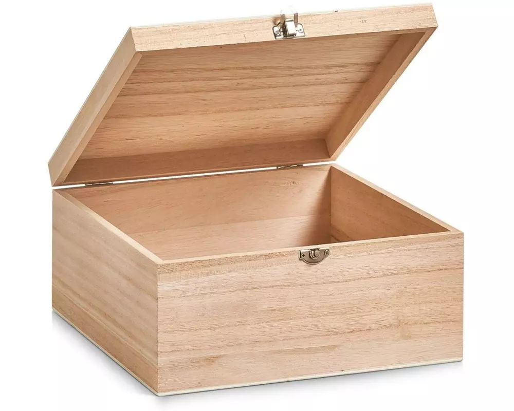 Zeller Present Aufbewahrungsbox Holz Braun