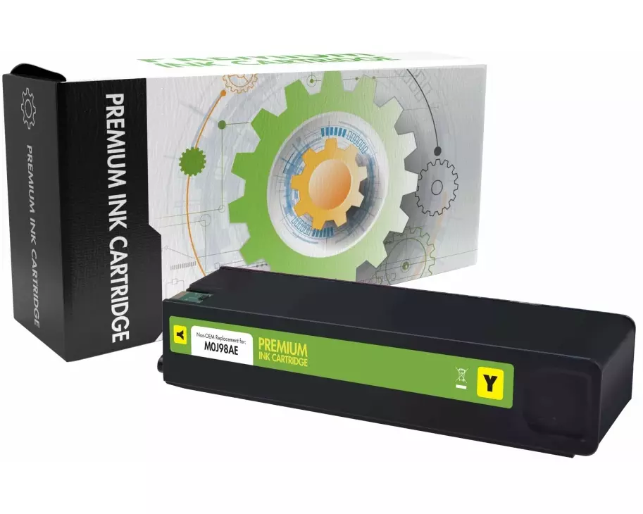 STATIC Ink cartridge compatible with HP M0J98AE 991X yellow remanufactured 16.000 pages