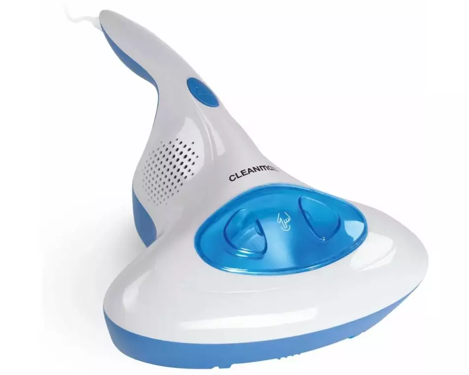 CLEANmaxx Milben-Handstaubsauger mit UV-C-Licht 300W Blau/Weiss