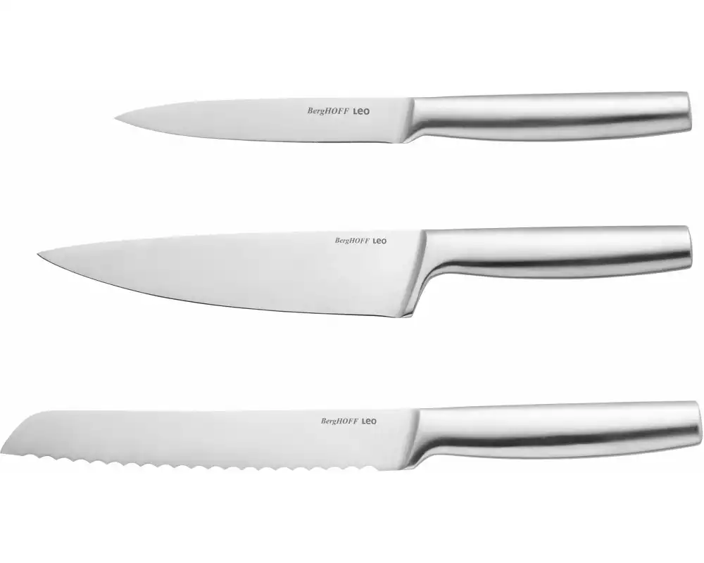 BergHOFF Messer-Set Leo Legacy 3-teilig Silber