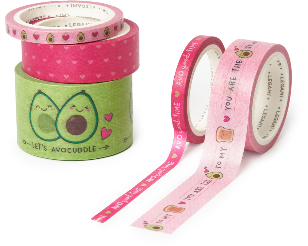 LEGAMI Washi Tape TAP0006 Avocado 5 Stück