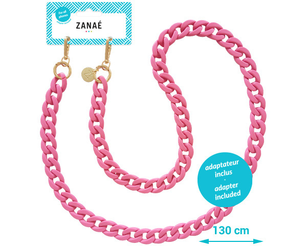ZANAÉ Phone Necklace Peony 18341 Fall & Mate pink
