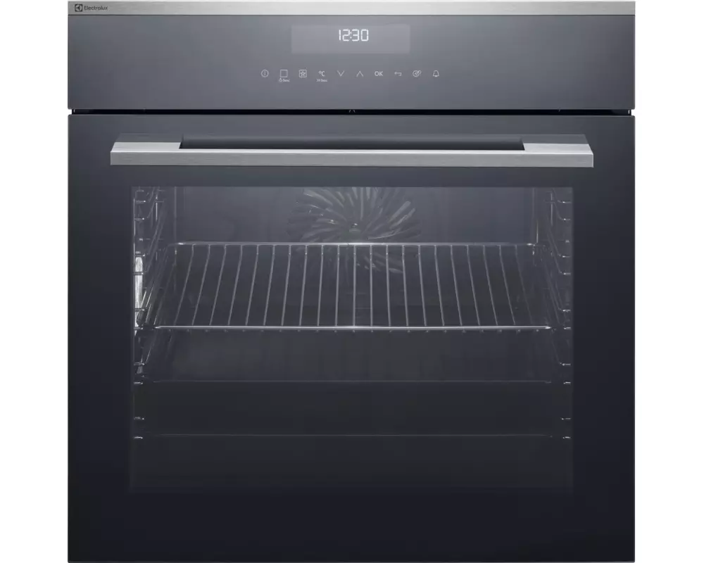Electrolux Einbaubackofen EB6GL40CN Schwarz/Silber A+