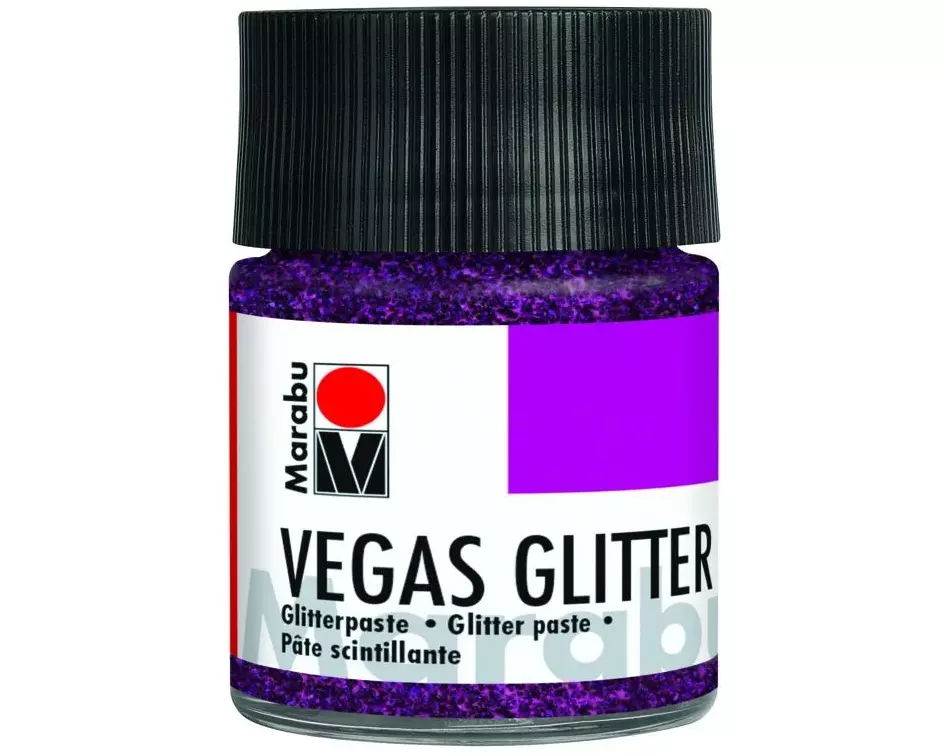Marabu Glitzerpaste Vegas Violettt 50 ml
