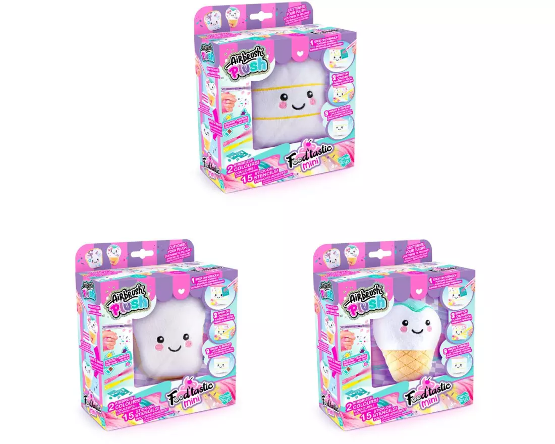 Canal Toys Airbrush Plush Foodtastic