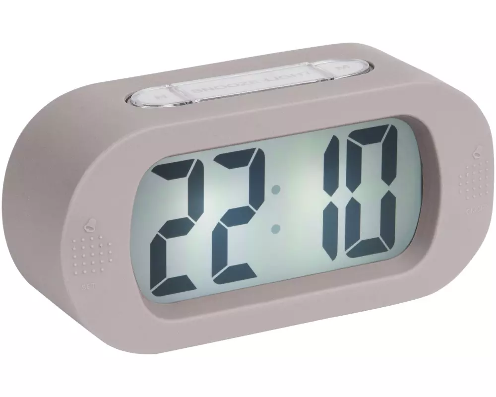 KARLSSON Digitalwecker Gummy Grau
