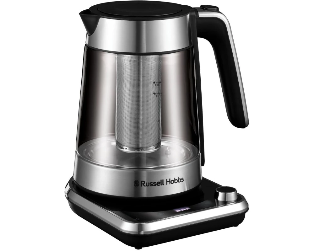 Russell Hobbs Wasserkocher 1.7 l, Schwarz/Silber