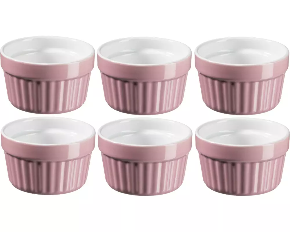 Mäser Auflaufform-Set OMEA 9.5 cm, 6 Stück, Rosa