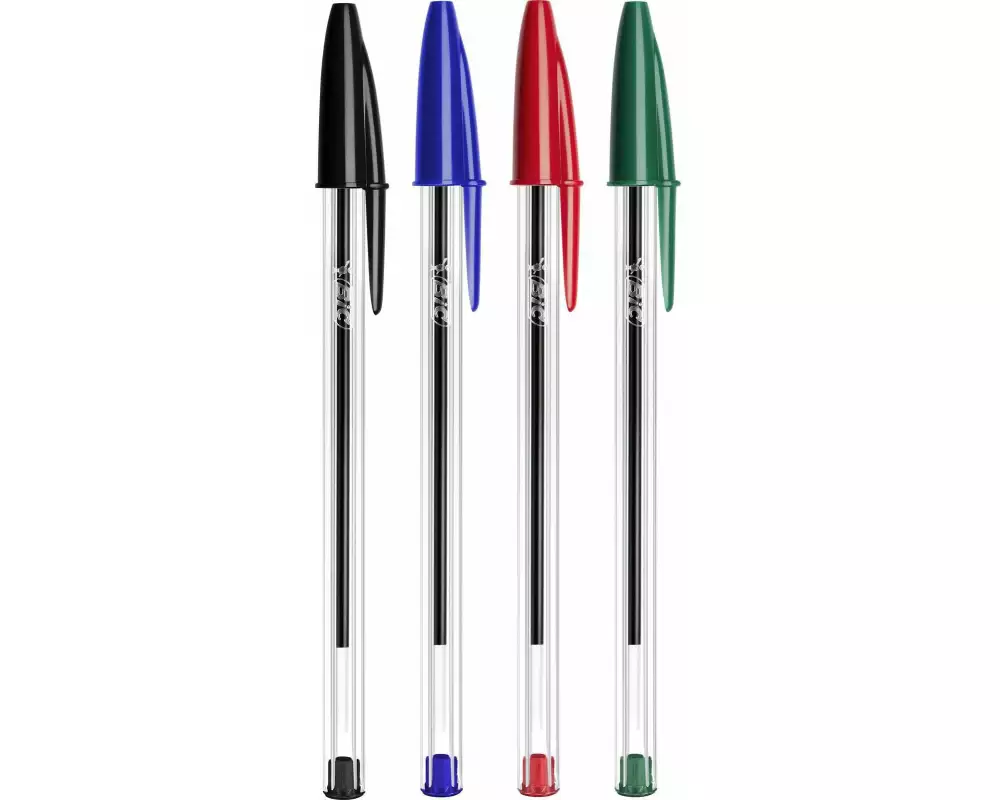 BIC Kugelschreiber Cristal Origin 0.32 mm, assortiert, 10 Stück