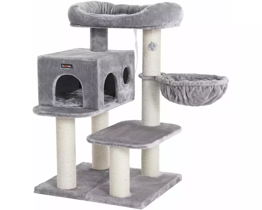 Feandrea Kratzbaum 112 cm, Hellgrau