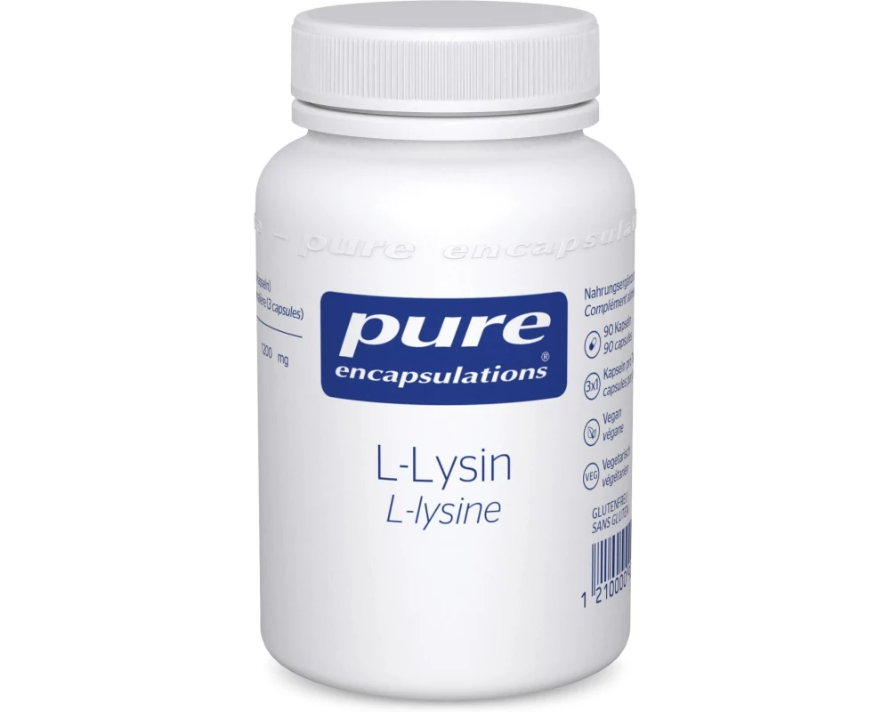 Pure Encapsulations PURENCAP L-Lysin, 90 caps
