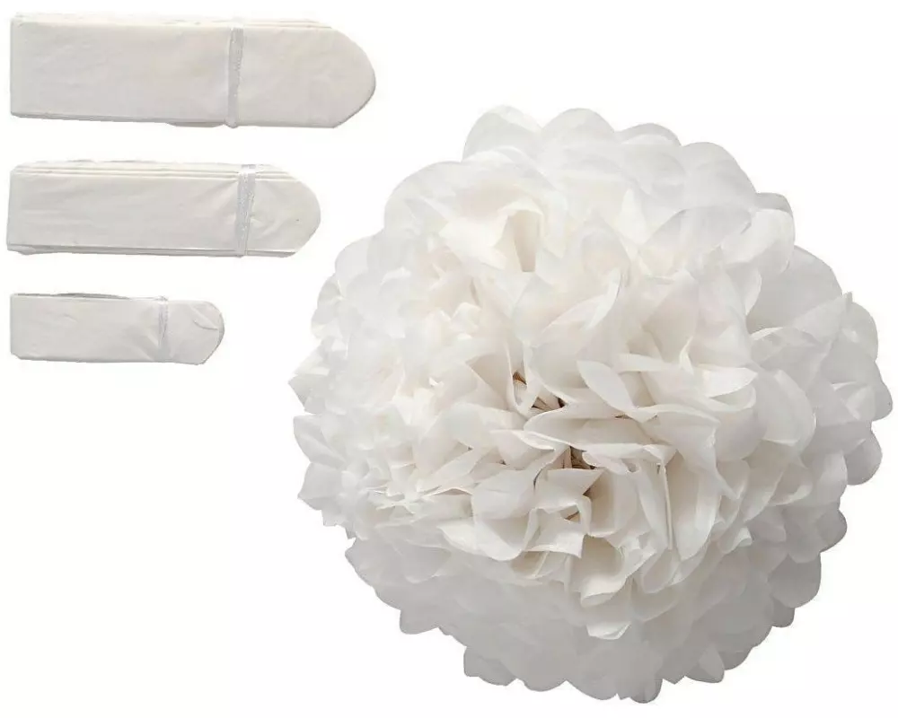 Creativ Company Pompons 20 + 24 + 30 cm 3 Stück
