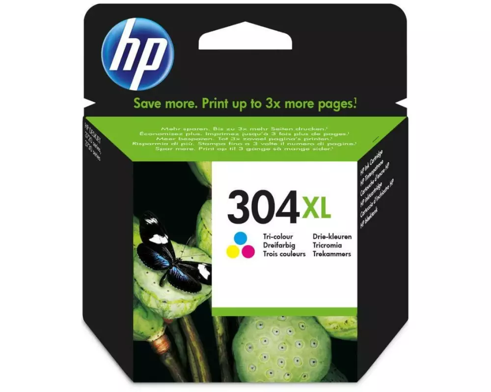 HP Tinte Nr. 304XL (N9K07AE) Magenta/Yellow/Cyan